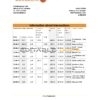 Lithuania Swedbank bank statement easy to fill template in .xls and .pdf file format