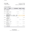 Luxembourg Advanzia bank statement Excel and PDF template