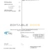 USA Illinois MTC utility bill template in Word and PDF format