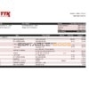 Macedonia TTK bank statement Excel and PDF template