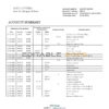 Malawi NBS bank statement template in Word and PDF format