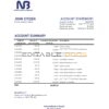 Malawi National Bank of Malawi bank statement Excel and PDF template