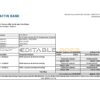 Malaysia Affin Bank statement Excel and PDF template