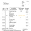 Malaysia Maybank bank statement template, Word and PDF format (.doc and .pdf)