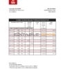 Maldives Bank of Maldives bank statement Excel and PDF template