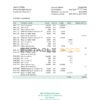 Mauritania BNP Paribas bank statement Excel and PDF template