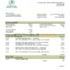 Mauritania Chinguitty bank statement template in Word and PDF format