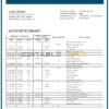 Monaco Barclays Private Bank statement easy to fill template in Word and PDF format