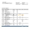Monaco Julius Bar bank statement easy to fill template in Word and PDF format