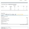 Montenegro Elektroprivreda Crne Gore (EPCG) electricity utility bill template in Word and PDF format