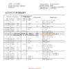 Montenegro Hipotekarna bank statement template, Word and PDF format (.doc and .pdf)