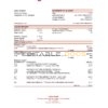 Myanmar Yoma bank statement Excel and PDF template