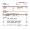 Myanmar Yoma bank statement template in Word and PDF format