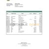 Nauru Bank of Nauru bank statement Excel and PDF template