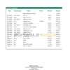 Nauru Bank of Nauru bank statement template in Word and PDF format