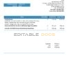Nepal Butwal Power Company Limited electricity utility bill template in Word and PDF format