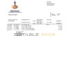 Netherlands Rabobank bank statement easy to fill template in Word and PDF format