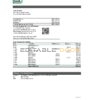 New Zealand Kiwibank bank statement Excel and PDF template