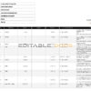 Nigeria GTBank statement, Word and PDF template, version 2