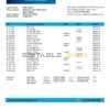 Nigeria Keystone Bank statement template in Word and PDF format, good for address prove