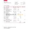 Norway BN Bank statement Excel and PDF template