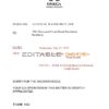 Canada Ontario Omega Contractors Inc. water utility bill shutoff notice, Word and PDF template