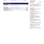 United Kingdom Opus Energy electricity utility bill template in Word and PDF format (2 pages)