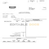USA Nevada Orono The Lakehore City utility bill template in Word and PDF format
