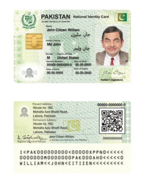 Pakistan Editable Templates 7 Pakistan ID template in PSD format, fully editable