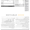 Pakistan KE Electricity bill template in Word and PDF format, 2 pages
