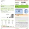 Pakistan KE Electricity bill template in Word and PDF format, 2 pages