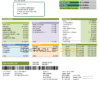 Pakistan PTCL utility bill template in Word and PDF format