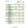 Palau Bank of Guam Bank statement Excel and PDF template