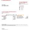 Panama Multibank proof of address bank statement template in Word and PDF format