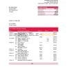 Poland HSBC bank statement easy to fill template in .xls and .pdf file format