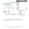 USA New York Port Washington Water District utility bill template in Word and PDF format