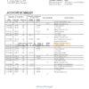 Portugal Abanca bank statement in Word and PDF format