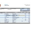 Romania Banca Transilvania bank statement, Excel and PDF template