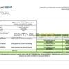 Romania Garanti BBVA bank proof of address statement template in Word and PDF format