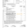 Romania UniCredit Bank statement template in Excel and PDF format (2 pages) in Romanian and English languages
