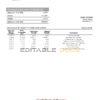 Russia Credit Bank of Moscow bank proof of address statement template in Word and PDF format