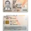 Spain ID template in PSD format, fully editable, with all fonts