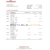 Saint Lucia Scotiabank bank statement, Excel and PDF template