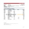 Saint Vincent and The Grenadines Scotiabank bank statement, Excel and PDF template