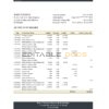 Salvador Banco Central de Reserva of El Salvador bank statement Excel and PDF template