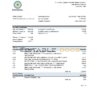 Salvador Bandesal bank statement, Excel and PDF template