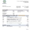 Salvador Bandesal bank statement template in Word and PDF format