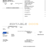 USA California San Jose Water utility bill template in Word and PDF format