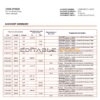 Senegal Attijariwafa bank statement template in Word and PDF format