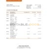 Serbia Banca Intesa bank statement, Excel and PDF template